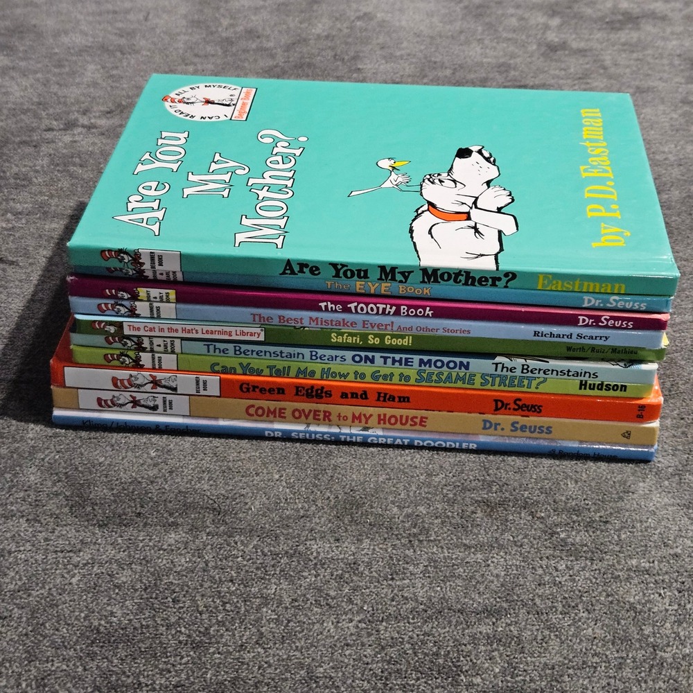 Lot of (10) Dr Seuss Children's Books Hardcover Green Eggs & Ham My Mother